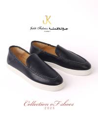 JKCH-(4) SHOES-كحلي جلد